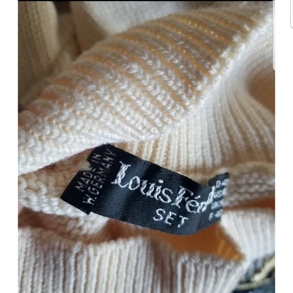 Rare Vintage Louis Feraud silk wool sun sweater medium - Picture 4 of 13